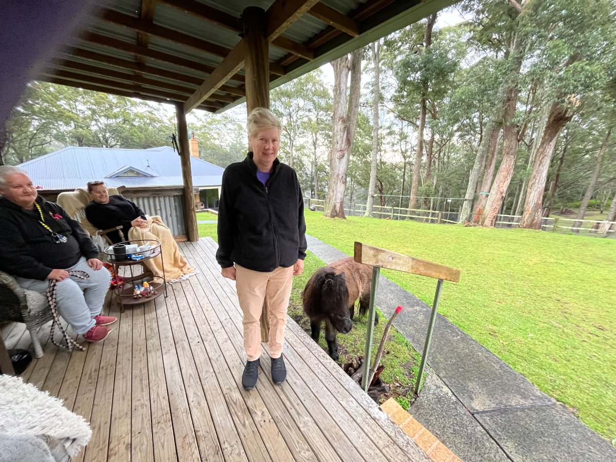 July rainy day at Dees